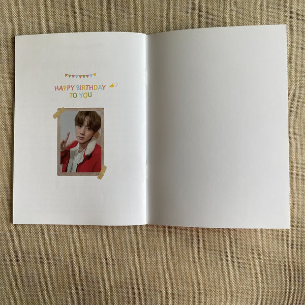 BTS JIN [KEEP CALM AND HBD JIN Exhibition Photobook] 32 page / New, Rare / Gift