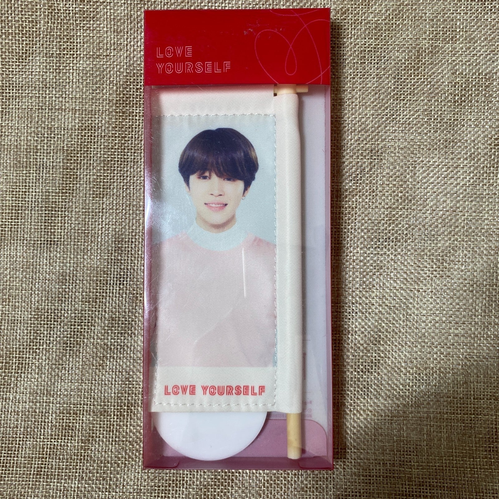 BTS JIMIN [ Love Yourself World Tour ] Official Mini Flag / New, Rare / Gift