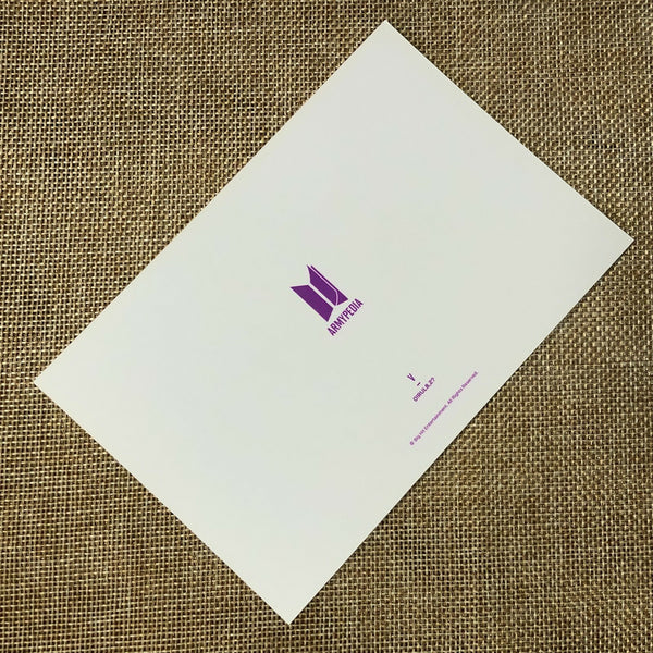 BTS V [ Armypedia O!RUL8,2? ] Official Postcard Photocard / New, Rare / Gift