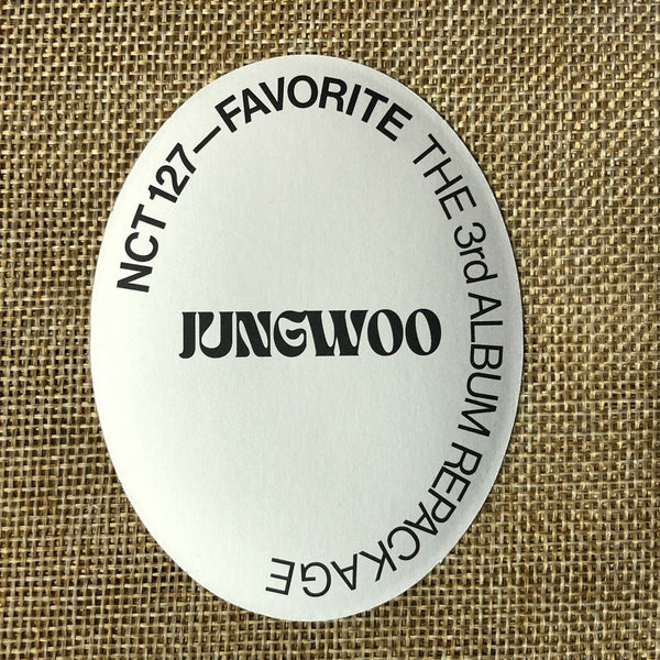 NCT 127 JUNGWOO [FAVORITE] Official Pendant Photocard, CLASSIC Ver / New / Gift