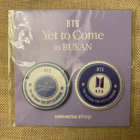 BTS [YET TO COME in BUSAN MERCH] Official Badge Emblem Gift Set / New, Rare /+G