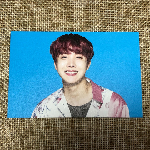 BTS J-HOPE 2/8 [The Wings Tour 2017 Live Trilogy] Official Mini Photocard / Gift