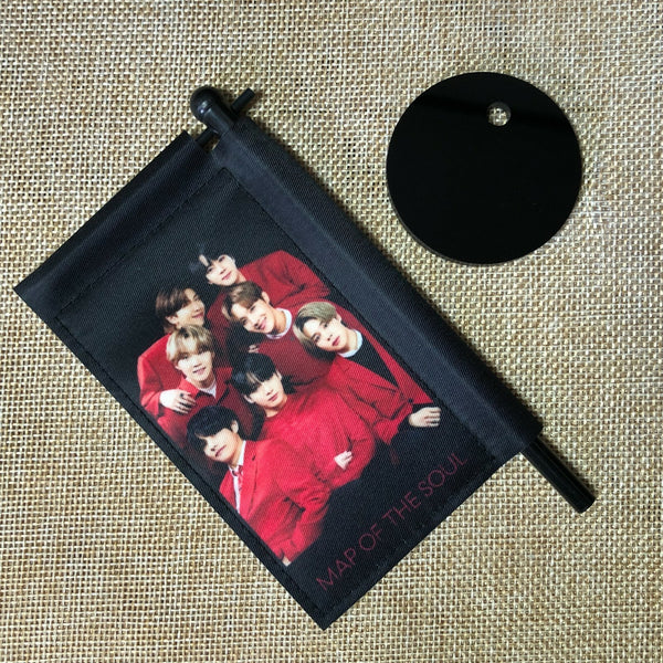 BTS GROUP [ Map of the Soul ON:E ] Official Mini Flag, ONE / New / Gift