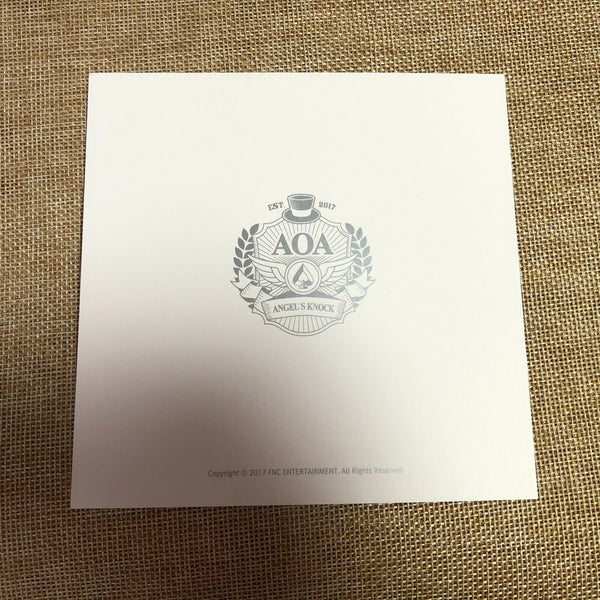 AOA YUNA [ Angel's Knock ] Postcard, 1st Album / New, Rare / Gift