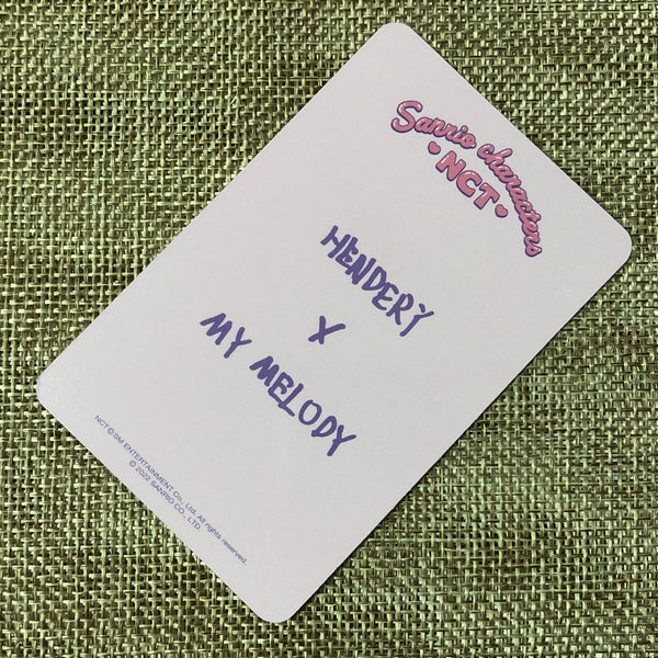 NCT HENDERY #1 [ NCT X SANRIO B Ver. ] Official Character Photocard / New / Gift