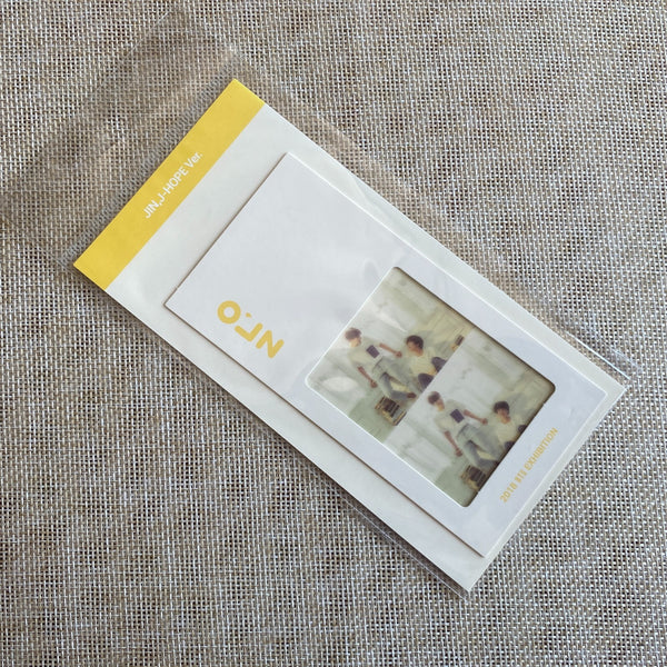 BTS JIN J-HOPE [Oh always] Official Bookmark, 2018 Exhibition / New, Rare / Gift