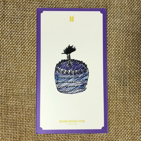 BTS J-HOPE 3/4 [BANG BANG CON The Live] Official Message Photocard / New / Gift