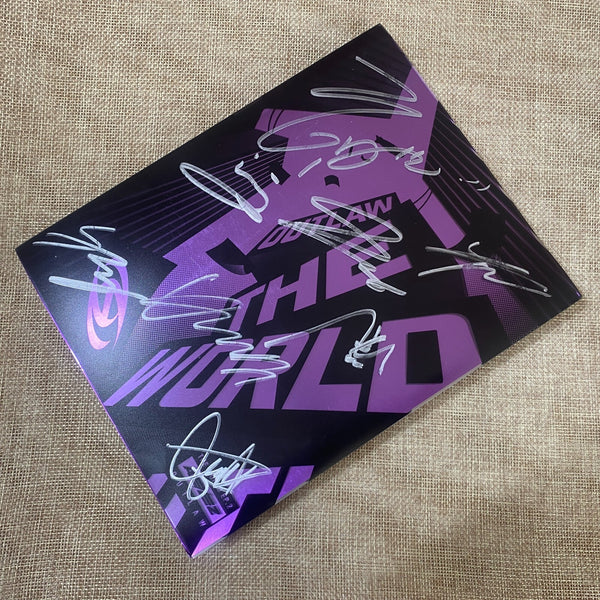 ATEEZ SIGNED [The World] Promo Album CD+Photobook+PC / Autographed All Member