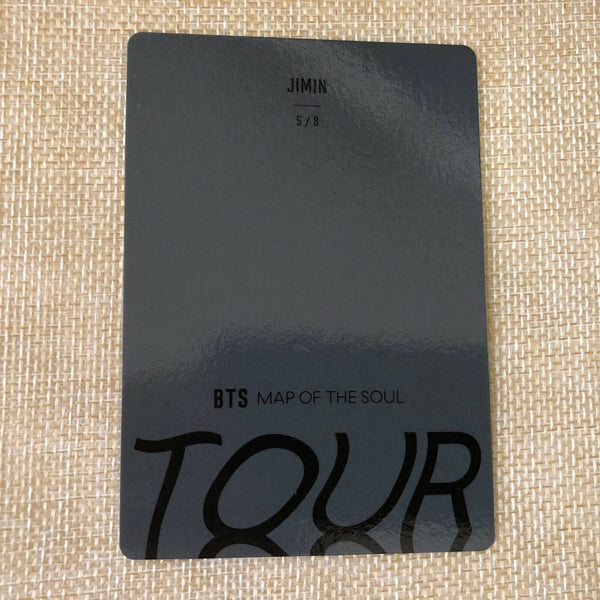 BTS JIMIN 5/8 [ Map Of The Soul Tour ] Official Mini Photocard / New / Gift