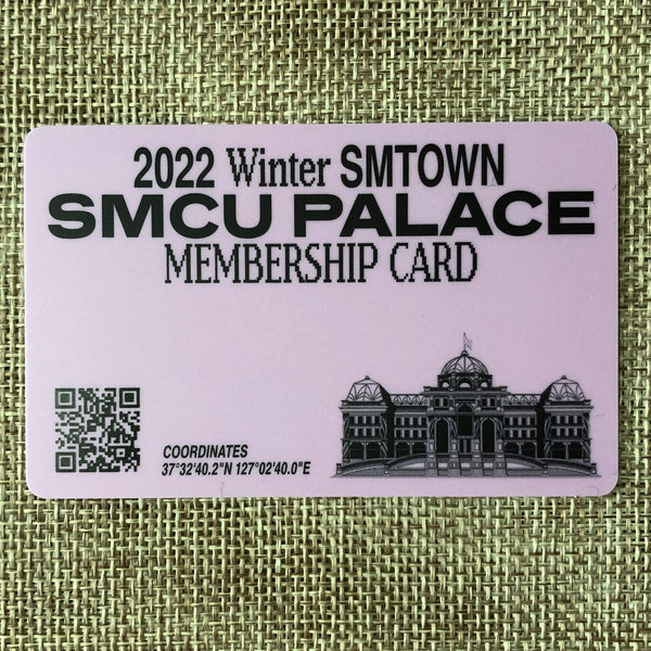 AESPA GISELLE [2022 Winter SMTOWN SMCU PALACE] Official Membership Card PC / New