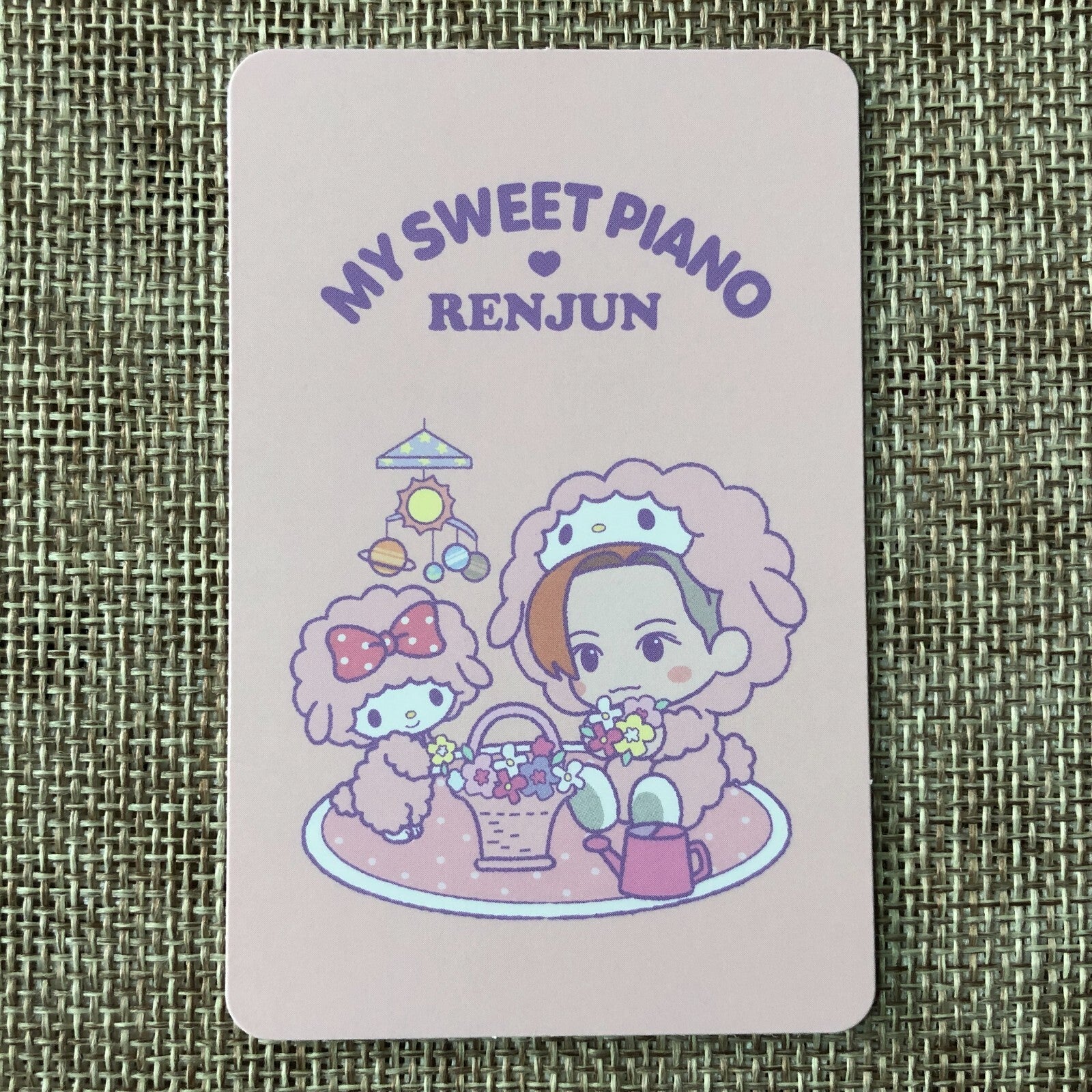 NCT RENJUN [ NCT X SANRIO B Ver. ] Official Character Photocard / New / Gift