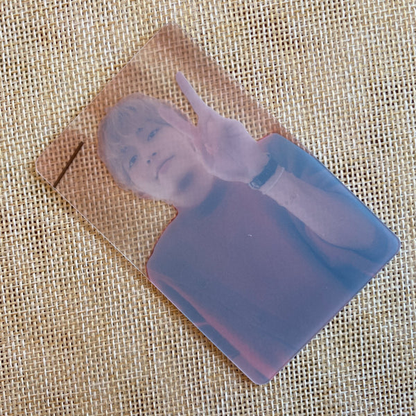 BTS V [ Layover ] Official PVC Transparent Photocard, Weverse POB / New / Gift