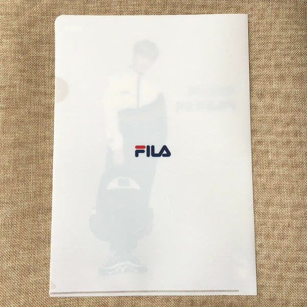 BTS SUGA [ FILA ] Official Clear File Holder / New, Rare / Gift