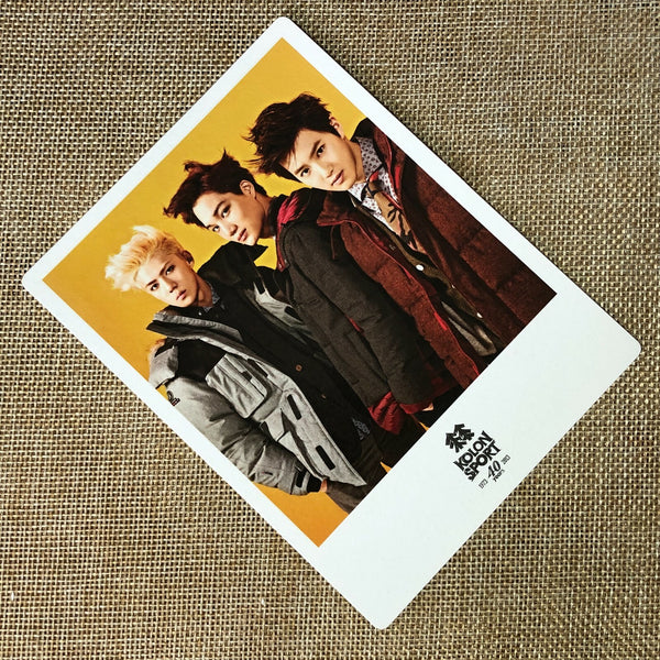 EXO SEHUN KAI SUHO [KOLON Sport] Official Polaroid Photocard, EXO K M / Gift