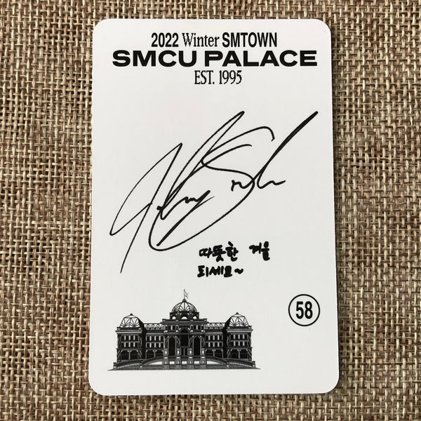 NCT 127 JOHNNY [2022 Winter SMTOWN SMCU PALACE] Official Photocard / New / Gift