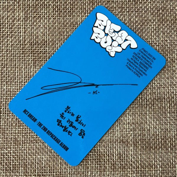 NCT DREAM HAECHAN [ BEATBOX ] Official Photocard, YOUNG STAR / New / Gift