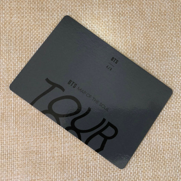 BTS V JIN JIMIN 4/8 [Map Of The Soul Tour] Official Mini Photocard / New / Gift