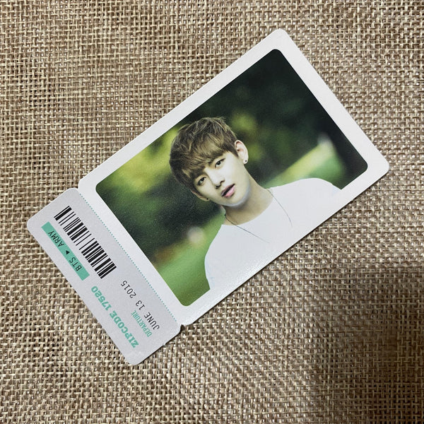 BTS V [ 2nd Muster 17520 ] Official Photocard Photo Ticket / New, Rare / Gift