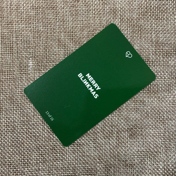 BLACKPINK JENNIE #1  [THE GAME Photocard Collection] Christmas Ed / New, Rare/G