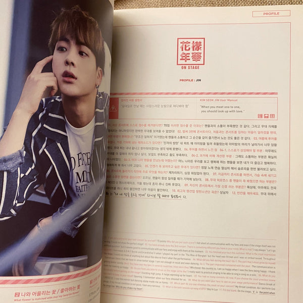 BTS [HYYH Live On Stage 2015] Official Program Book Photobook / New, Rare / Gift