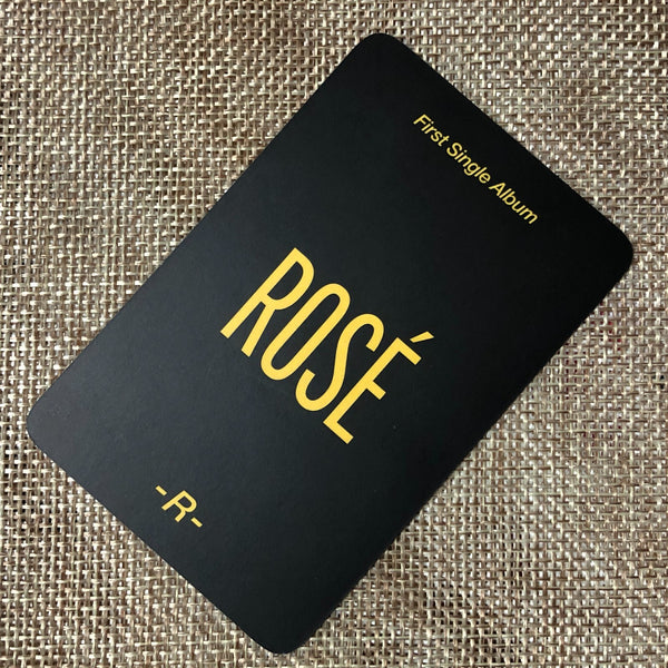 BLACKPINK ROSE #3 [ -R- Ktown4u ] Official Photocard, 1st Single / New / Gift