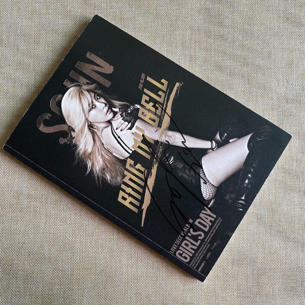 Girl's Day SOJIN [Ring My Bell] Signed Album / Autographed / CD+Photobook+PC-2 /