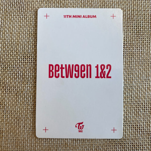 TWICE NAYEON [ Between 1&2 POB Preorder benfit Official Photocard ] / NEW /+GFT