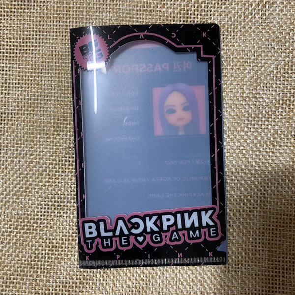 BLACKPINK JENNIE #2 [THE GAME COUPON Card] Official Keyring Photocard Set / Gift