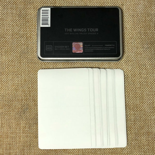 BTS [The Wings Tour 2017 Live Trilogy] Official Sticker Full Set, 22pc / Gift