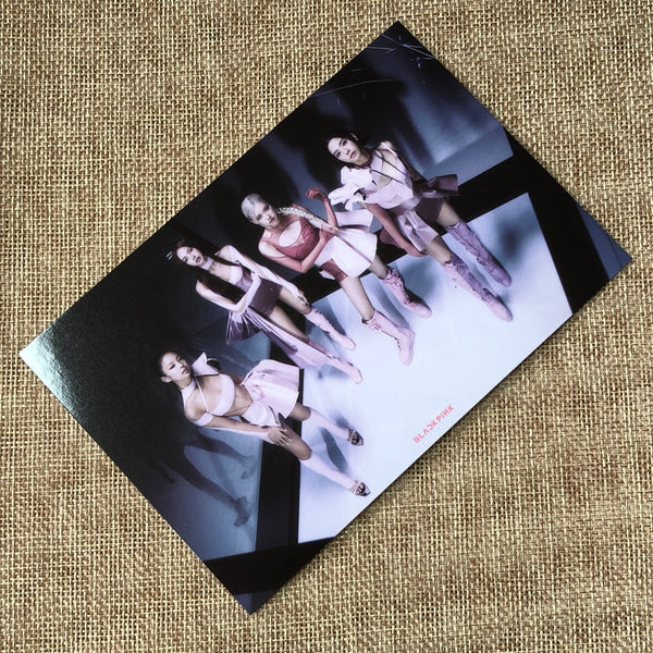 BLACKPINK GROUP [Born Pinkvenom] Official Postcard, YG SELECT POP-UP Store /+G