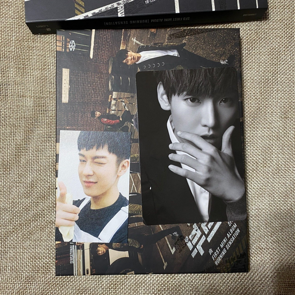 SF9 [Burning Sensation] Signed Promo Album / CD+Photobook+PC / Autographed / Rar