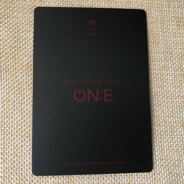 BTS RM 5/8 [ Map of the Soul ON:E ] Official Mini Photocard, ONE / New / Gift
