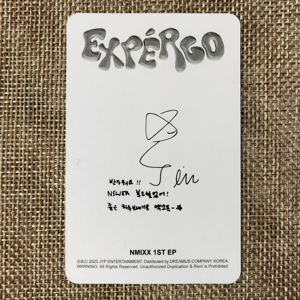 NMIXX KYUJIN [ EXPERGO ] Official Photocard, 1st EP A Ver. / New / Gift