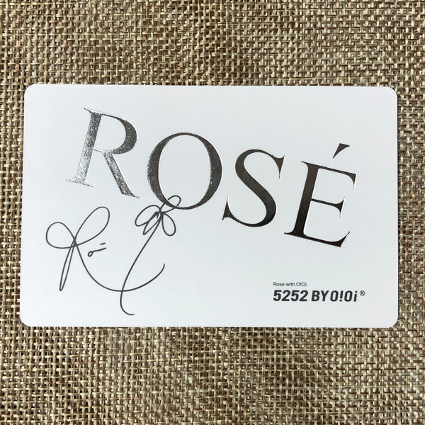 BLACKPINK ROSE #4 [ 5252 BY O!Oi ] Official Photocard / New / Gift