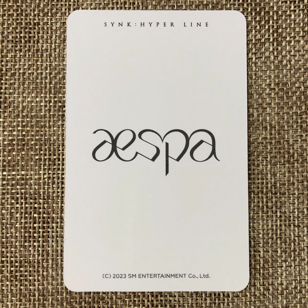 AESPA GISELLE #2 [ Concert SINK HYPER LINE ] Official Photocard / New / Gift