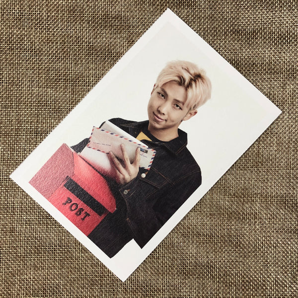BTS RM RAP MONSTER [ ARMY 2nd Muster ZIP CODE 22920 Official Postcard ] Rare /+G