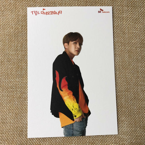BTS J-HOPE [ SKT ] Official Postcard Photocard, Limited / New, Rare / Gift