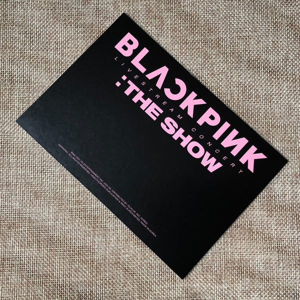 BLACKPINK ROSE [ THE SHOW DVD ] Official Postcard Photo / New / Gift
