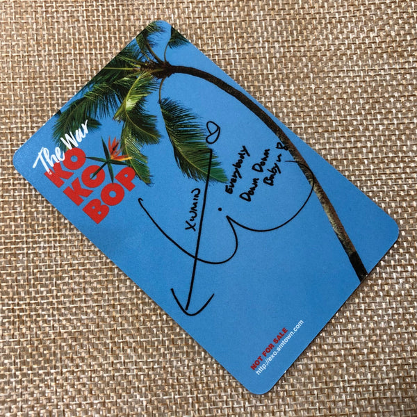 EXO XIUMIN Type A [ The War KOKOBOP ] Official Photocard, 4th Album / New / Gift