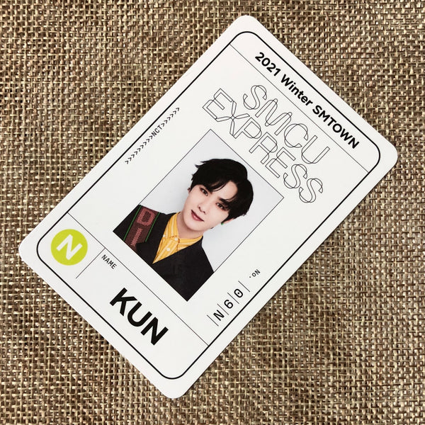 NCT 127 KUN [ 2021 Winter SMTOWN SMCU EXPRESS ] Official Photocard / New / Gift