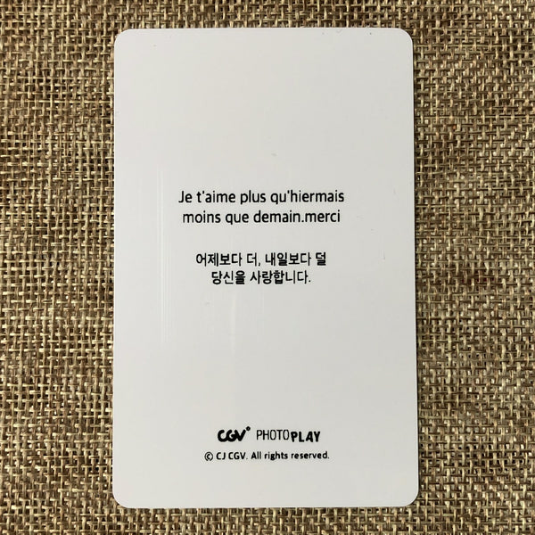 BTS V #2 [Break The Silence Movie] Official Ticket Photocard Photo / New / Gift