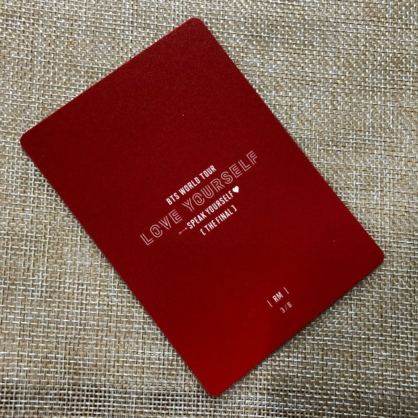 BTS RM 3/8 [ Speak Yourself The Final ] Official Mini Photocard / New / Gift