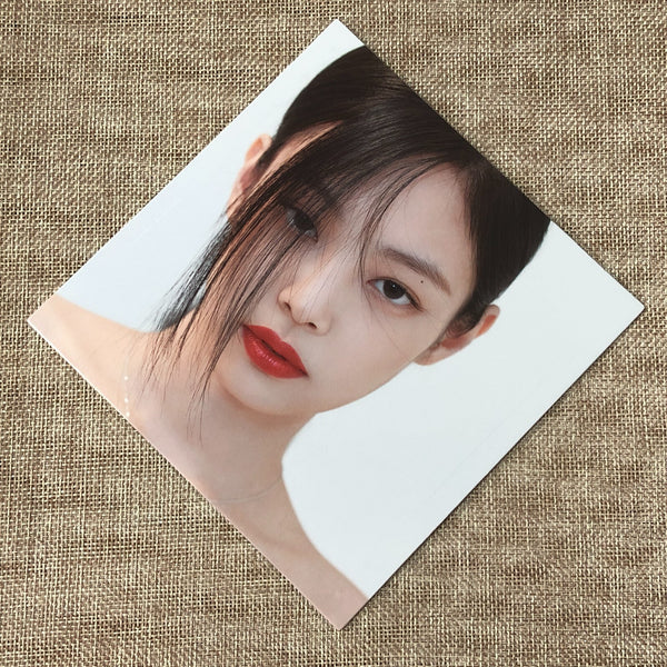 BLACKPINK JENNIE [ THE ALBUM ] Official Postcard, Ver. 1 / New / Gift