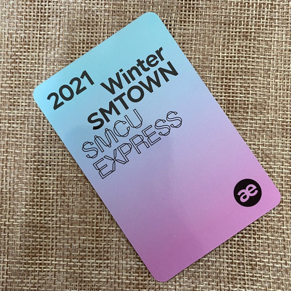 AESPA WINTER [2021 Winter SMTOWN SMCU Express] Official Pass Photocard / Gift