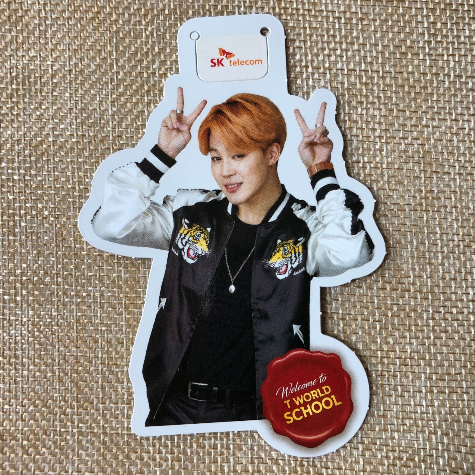BTS JIMIN [ SKT ] Official Photo Bookmark Limited Photocard / New / Gift