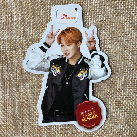 BTS JIMIN [ SKT ] Official Photo Bookmark Limited Photocard / New / Gift