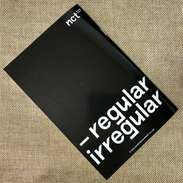 NCT 127 JAEHYUN [ Regular-Irregular ] Official Mini Notebook / New / Gift
