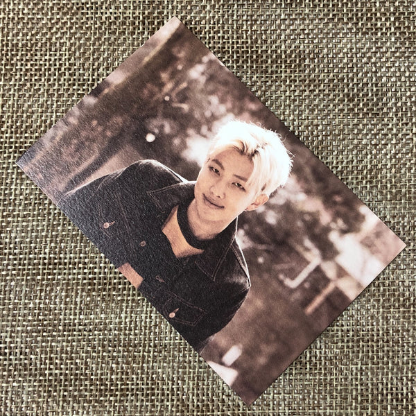 BTS RAP MONSTER RM 1/7 [ 2nd Muster ZIP CODE 22920 Official Mini Photocard ]N/+G