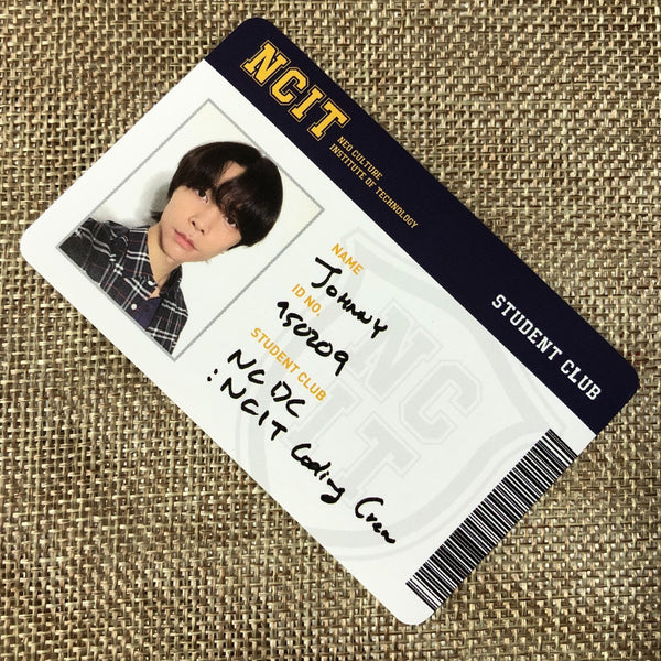 NCT 127 JOHNNY [ NCIT ] Official Random Photo Pack ID Sticker / New / Gift