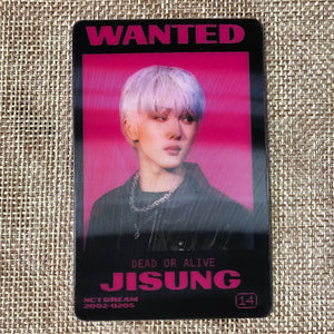 NCT DREAM JISUNG [GLITCH MODE] Official Lenticular Photocard, Glitch / Gift